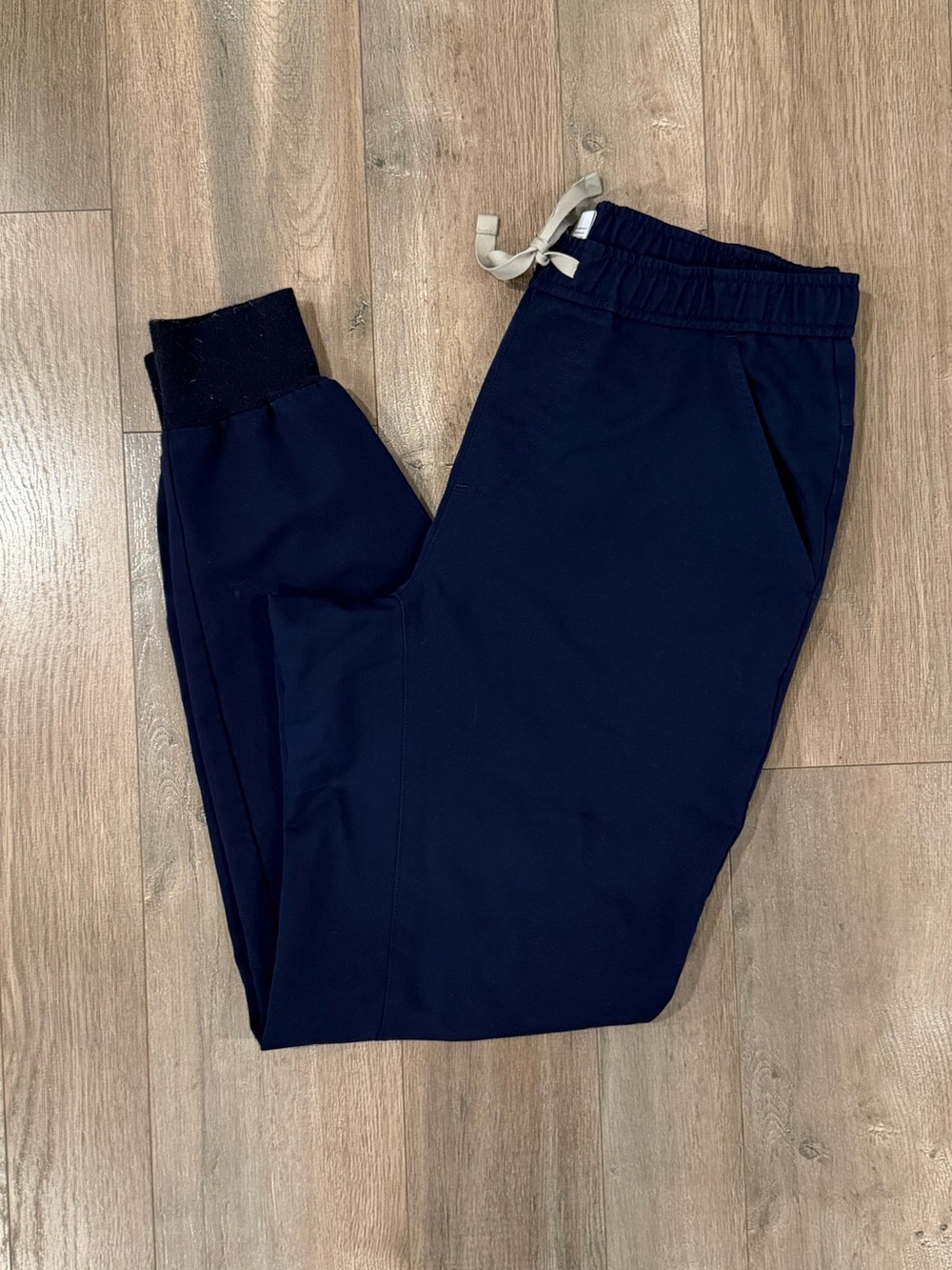 Figs Navy Blue Jogger Pants with Drawstring